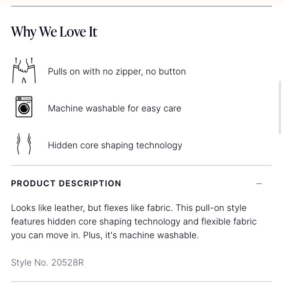 Spanx Leather-Like Straight Leg Pant - Picture 6 of 8